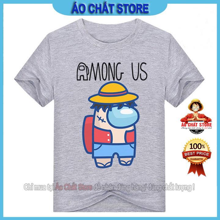 Áo thun Among Us Luffy siêu đẹp - Áo Among Us skin One Piece Luffy AU30 | Áo Chất Store