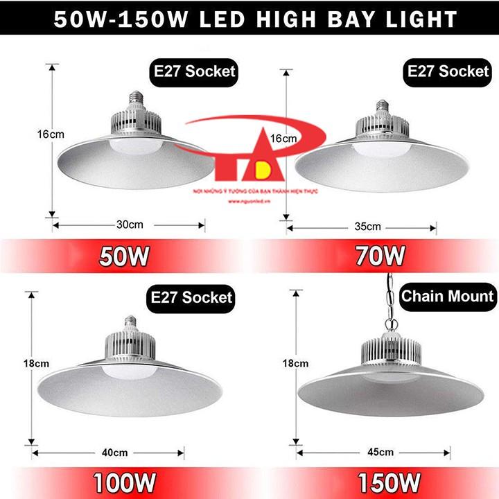 Đèn led nhà xưởng 150w - Đèn nhà xưởng 150w