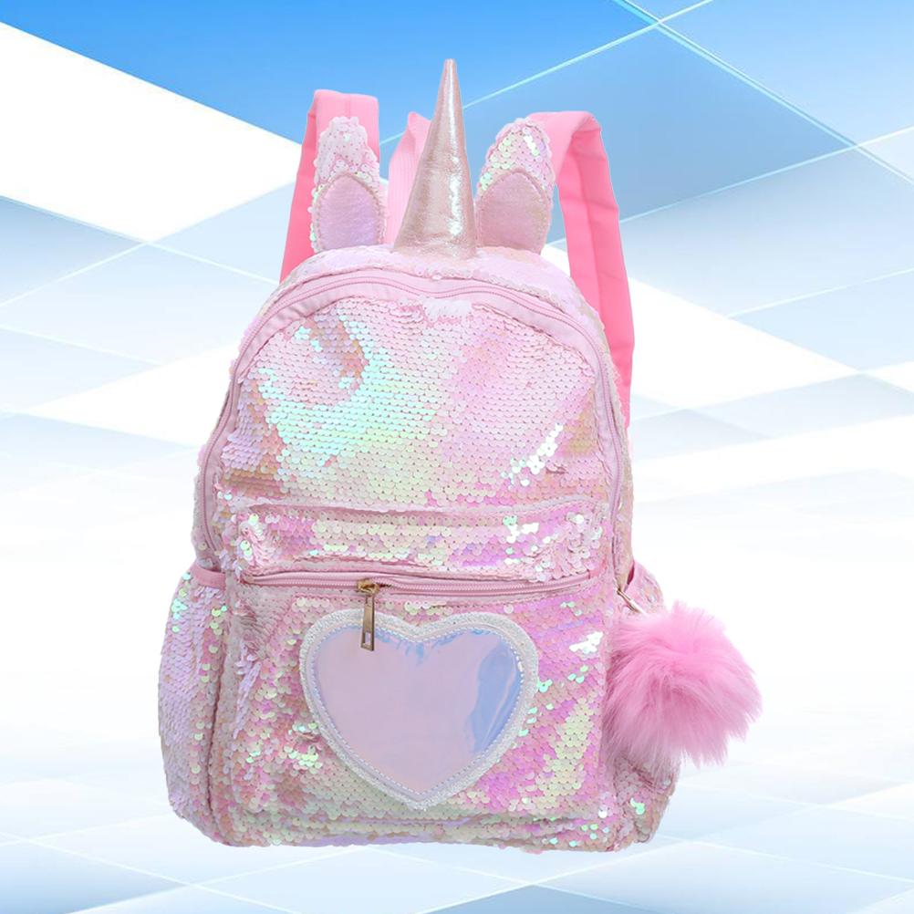 1 Ba Lô Chói Mắt Kỳ Lân Tóc Tiên Đầm Sinh Đựng Dễ Thương Tất Học Ba Lô Daypack cho Bé Du Lịch Trẻ Em