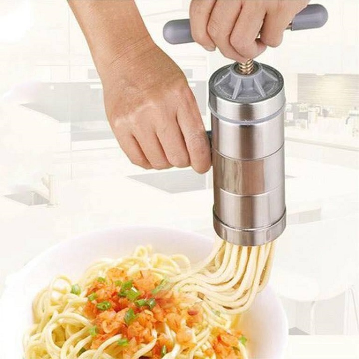 Dụng cụ làm Làm Bún, Bánh Canh, Mì, Bánh lọt... Tại Nhà 4 Đầu Inox Cao Cấp