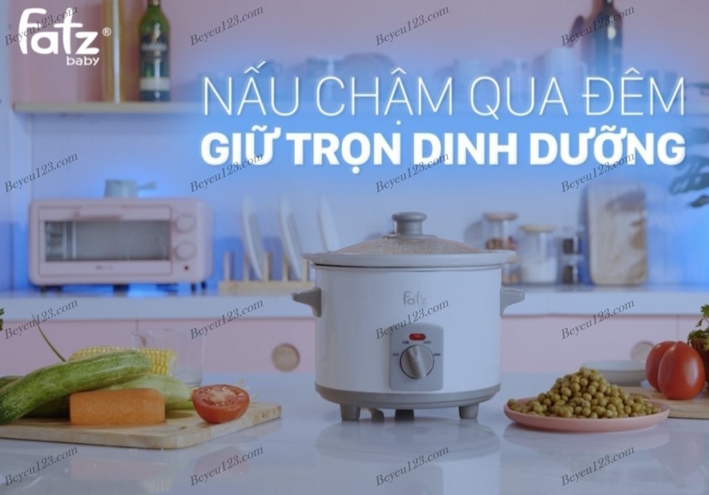 NỒI NẤU CHẬM 1,5 LÍT FATZ BABY FB9015MH - Hàng Chính Hãng