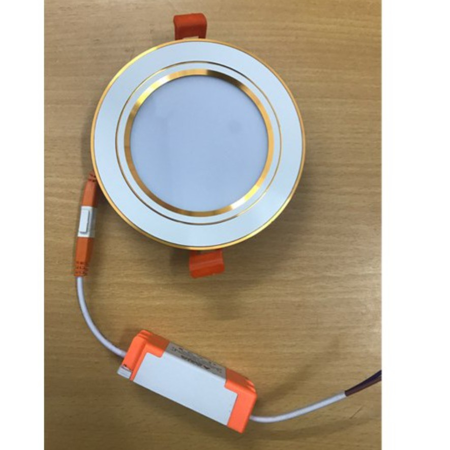 Đèn led 5w,7w viền vàng a/s vàng