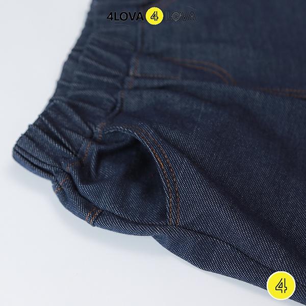 Quần short jeans bé trai 4LOVA khoẻ khoắn, năng động