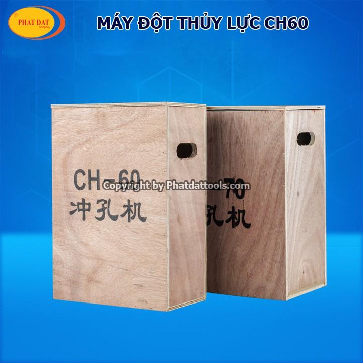 Bộ Máy Đột Lỗ Thủy Lực CH60 + Bơm Tay CP700