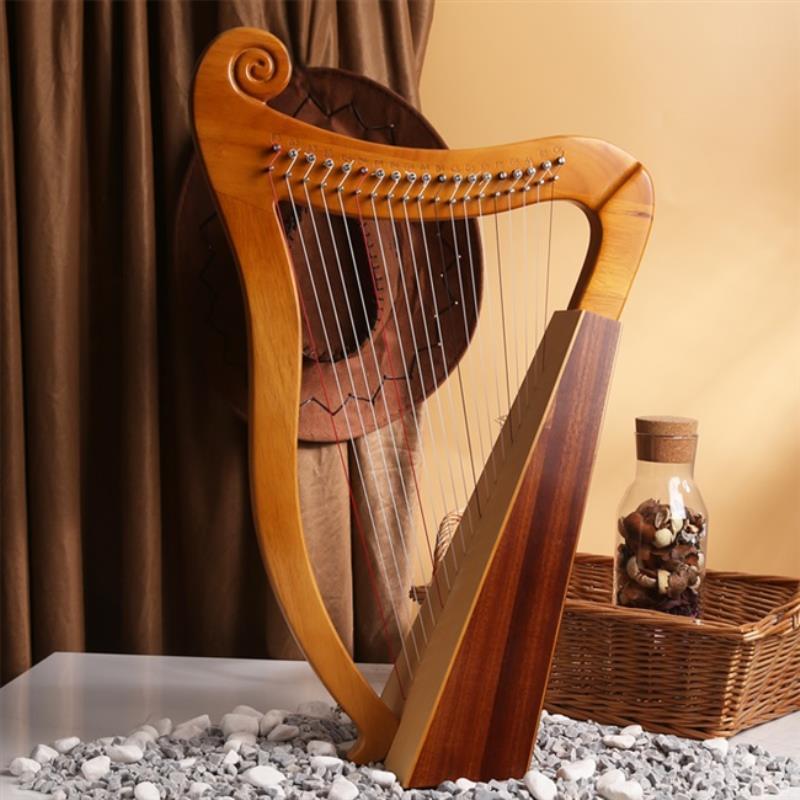 (CÓ VIDEO) ĐÀN HARP (HẠC CẦM, ĐÀN HẠC) 15, 19 DÂY gỗ mahogany CHẤT LƯỢNG CAO ÂM THANH TỐT