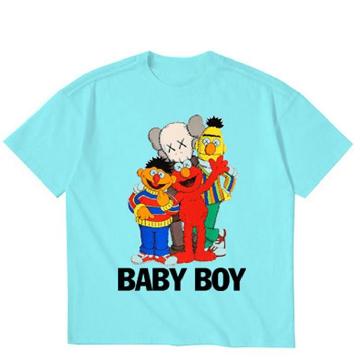 Áo thun bé trai form rộng in hình BABY BOY - ATBT24