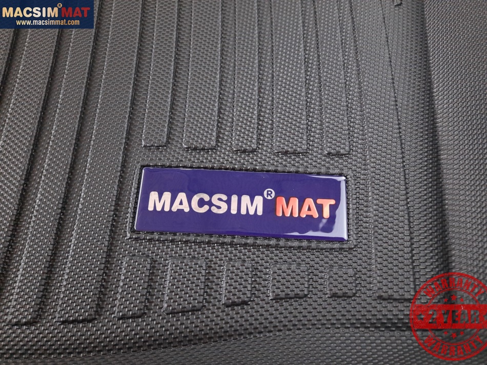 Thảm lót cốp xe ô tô New Mercedes C class W205 2015 - đến nay nhãn hiệu Macsim chất liệu TPV cao cấp màu đen