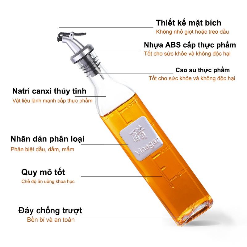 Chai Lọ Đựng Gia Vị Kitchin-Tanoshii Nhật Bản  tặng tem dáng ️Hanrui Offical️