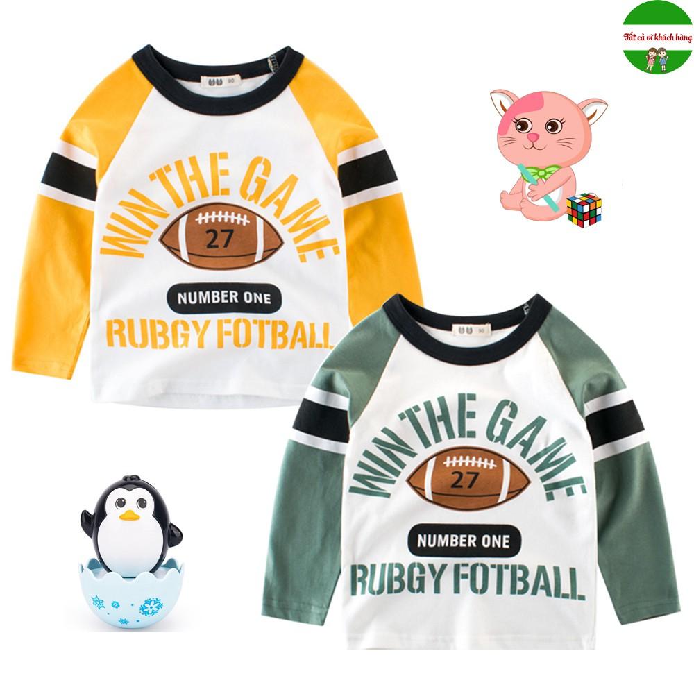 Áo Bé Trai Dài Tay Cotton Mềm Mại,Thoáng Mát, An Toàn cho bé từ 10-35kg
