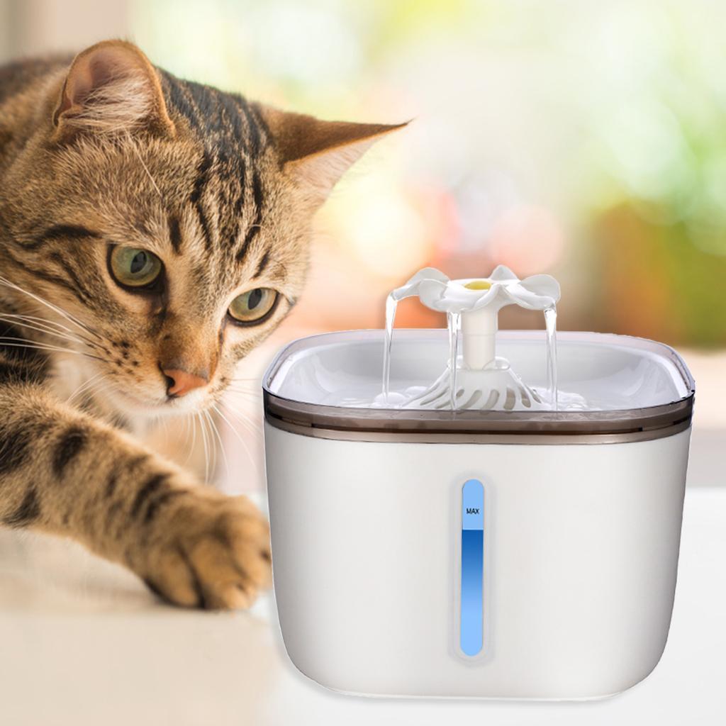 2.0L Electric  Fountain Cat/Dog Drinking Dispenser Water Fountain