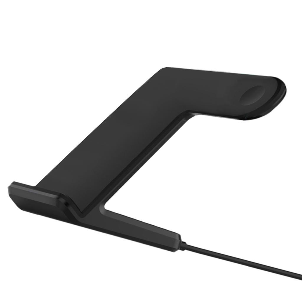 2 in1 Qi Wireless Charger Charging Pad Stand Dock For  Apple Watch NEW