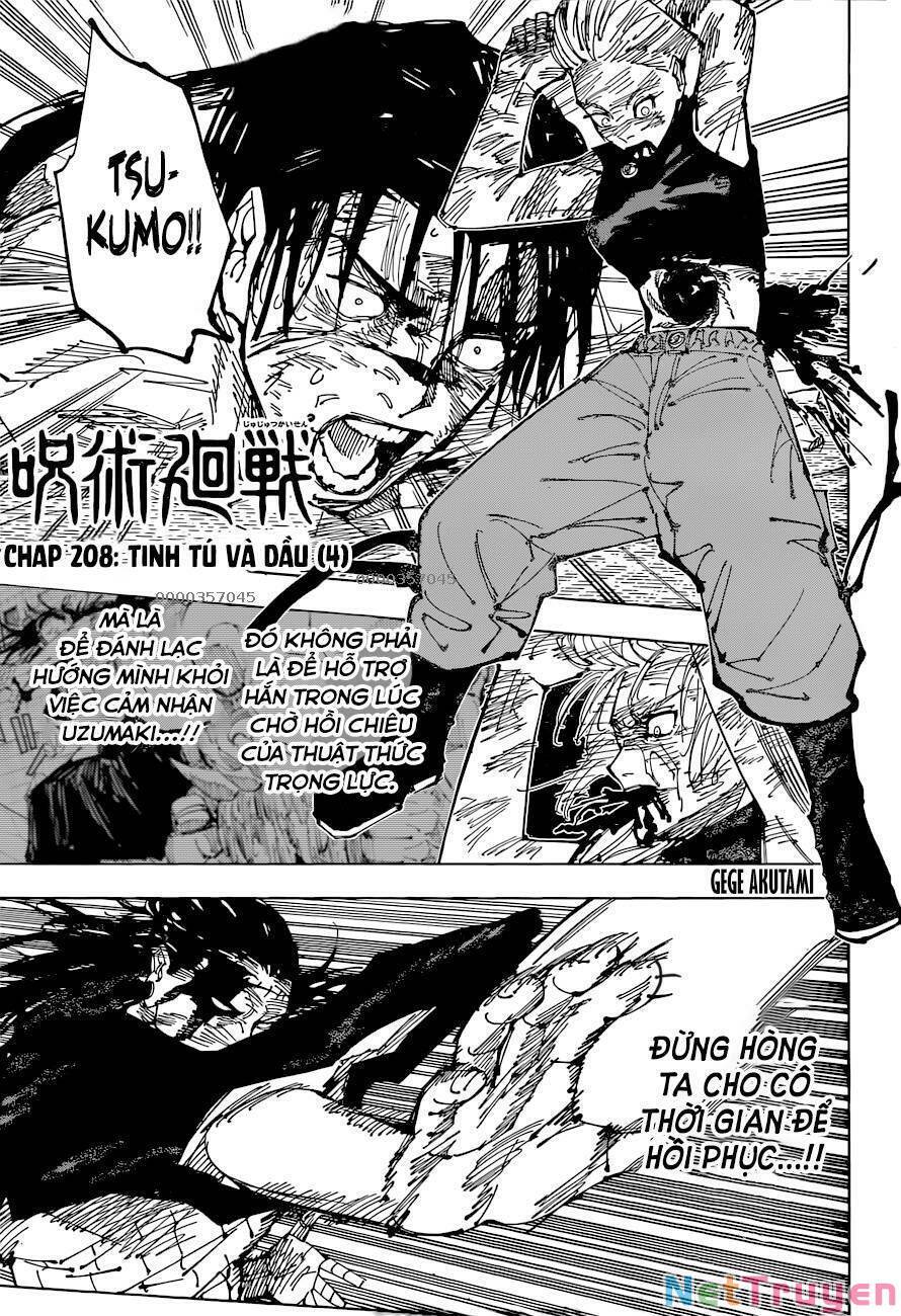 jujutsu kaisen - chú thuật hồi chiến chapter 208 3