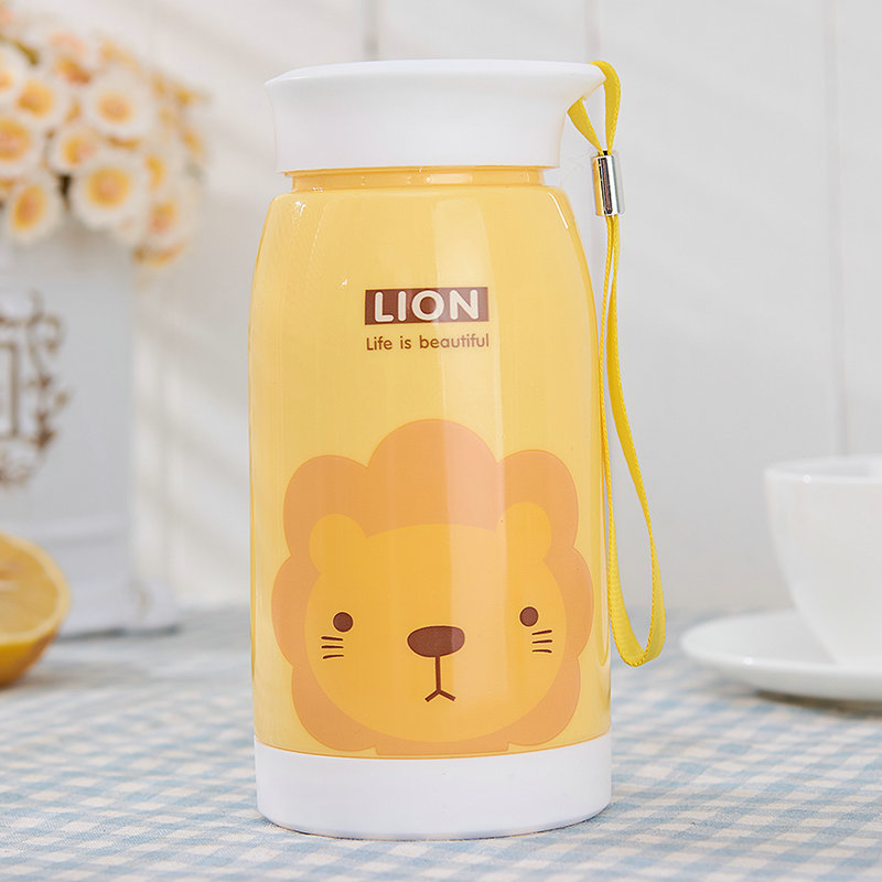 Bình uống nước 500ml cho bé đi học, đi chơi có nắp vặn (giao màu ngẫu nhiên)