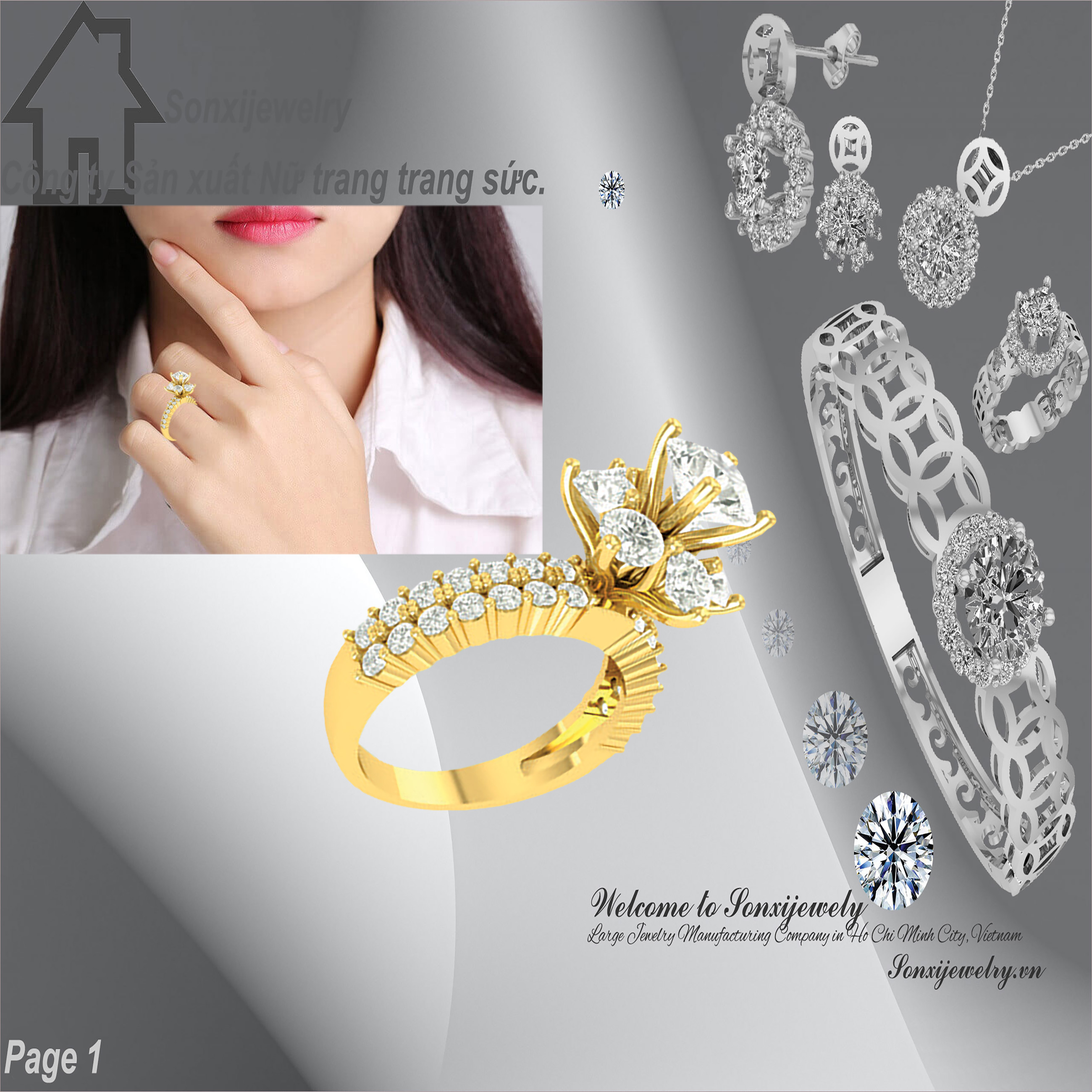 NHẪN NỮ MẠ VÀNG MẪU ĐẸP 20