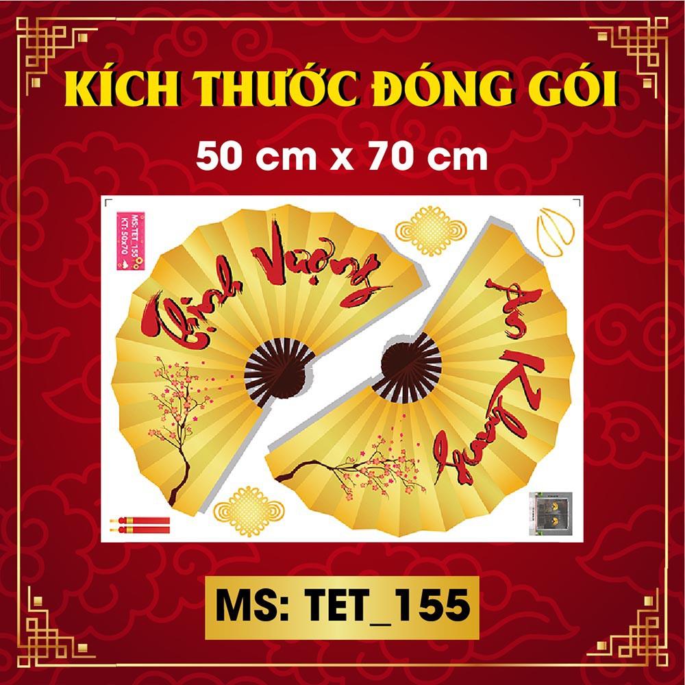 DECAL TRANG TRÍ TẾT 2021 COMBO LÂN SƯ CHÀO XUÂN