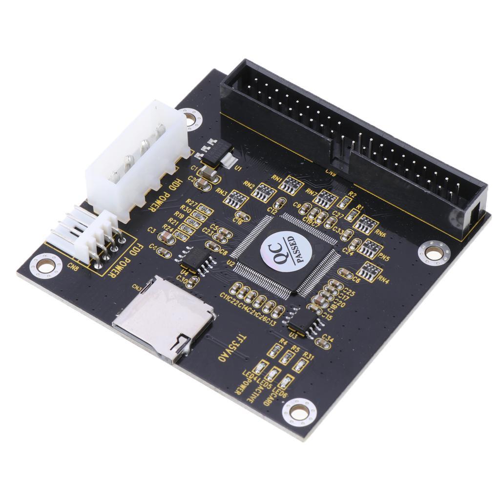 Micro SD SDHC TF Flash Memory Card SD Card to IDE SSD Adapter