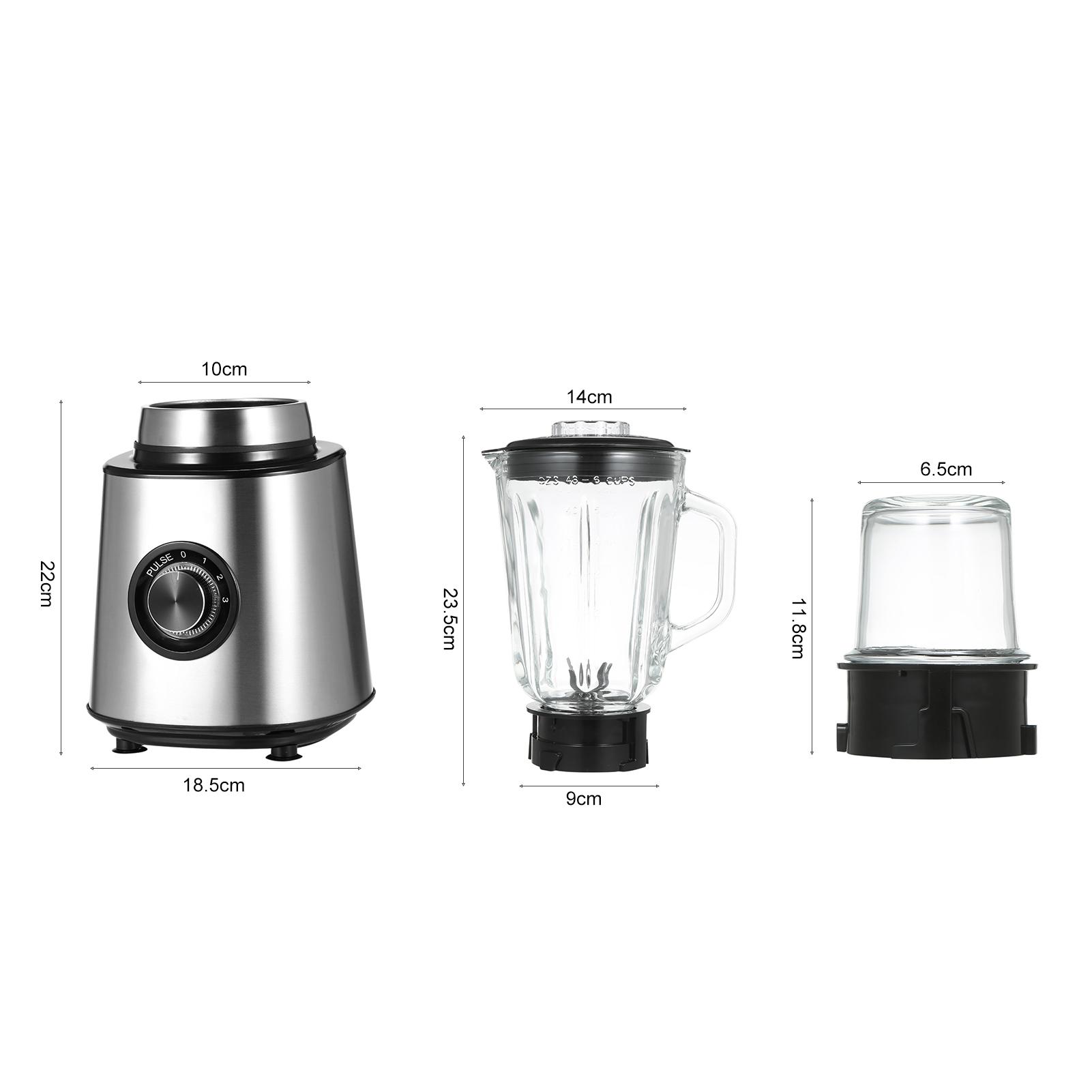 Máy Xay Sinh Tố Điện Cầm Tay Với Động Cơ Mạnh Mẽ, Lớn 1.5L
