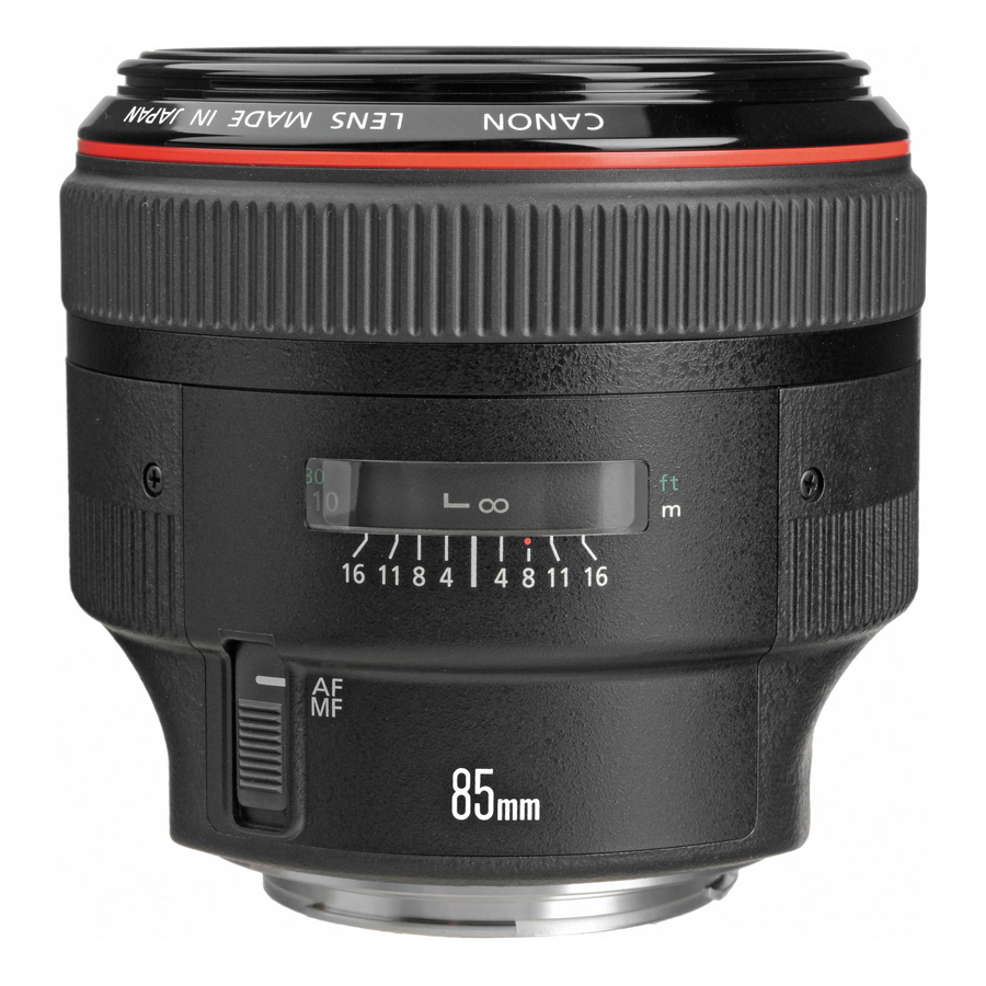 Lens Canon EF 85mm f/1.2 L II USM - Hàng Chính Hãng