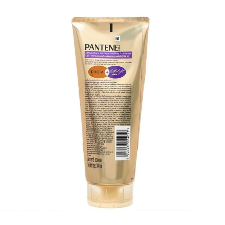 Kem Xả Pantene 3 Phút Diệu Kỳ Chăm Sóc Hư Tổn 300ml