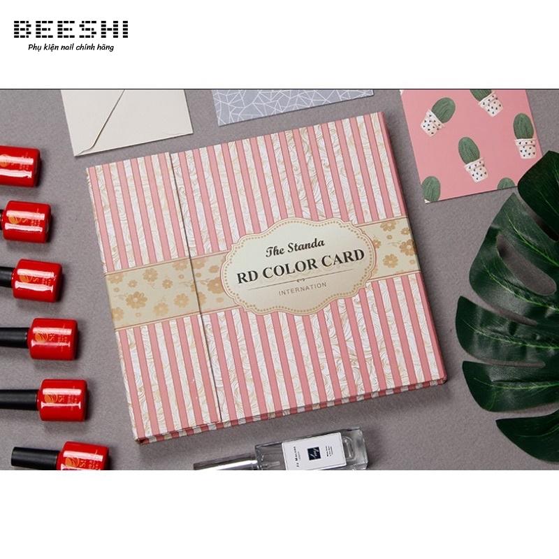 Sổ gắn móng mẫu, bảng màu nail 120 ô beeshi shop nail