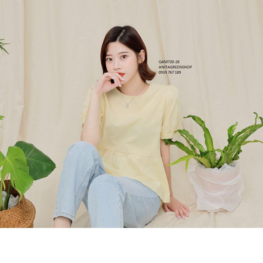 Q450720 ÁO KIỂU NỮ THẮT NƠ SAU