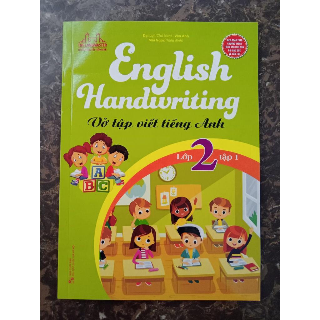 Sách - English Handwriting - Vở tập viết tiếng anh lớp 2 tập 1