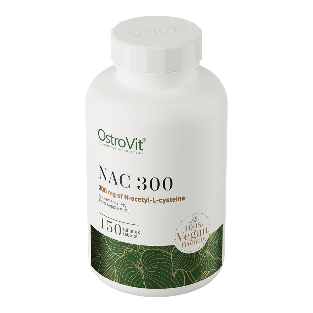 Viên Uống Ostrovit NAC 300 (150 Viên) Bổ Sung NAC N-acetyl-L-cysteine, Hỗ Trợ Sức Khỏe Gan | CitySupp