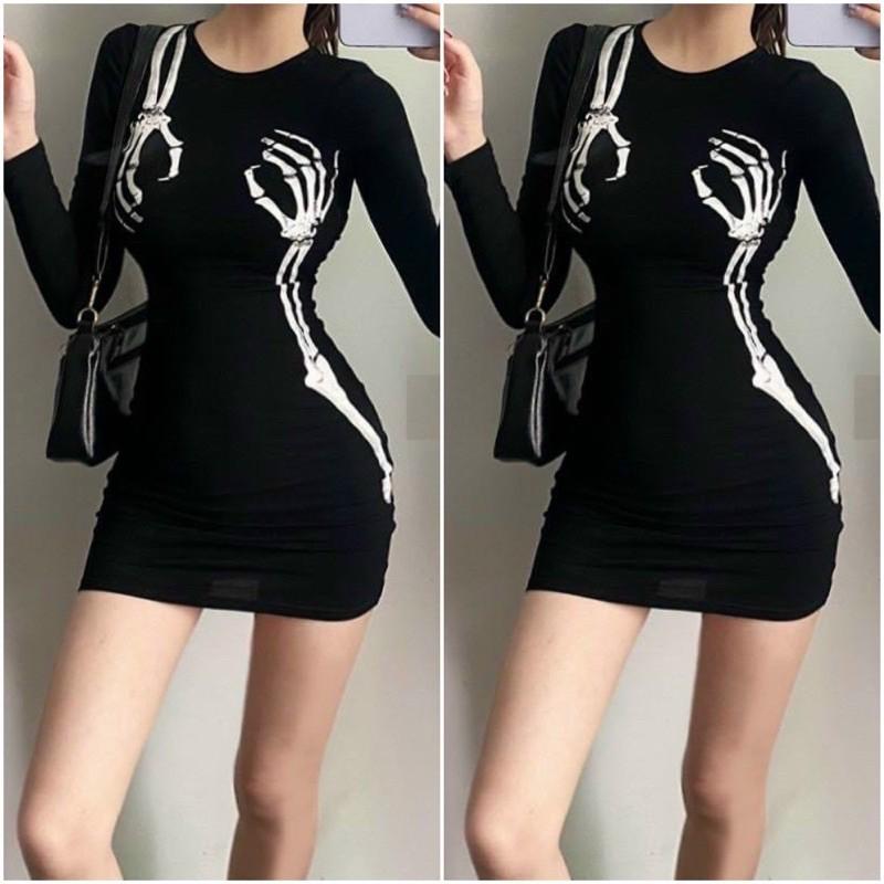 Đầm body chất borip siêu co dãn - carotshop