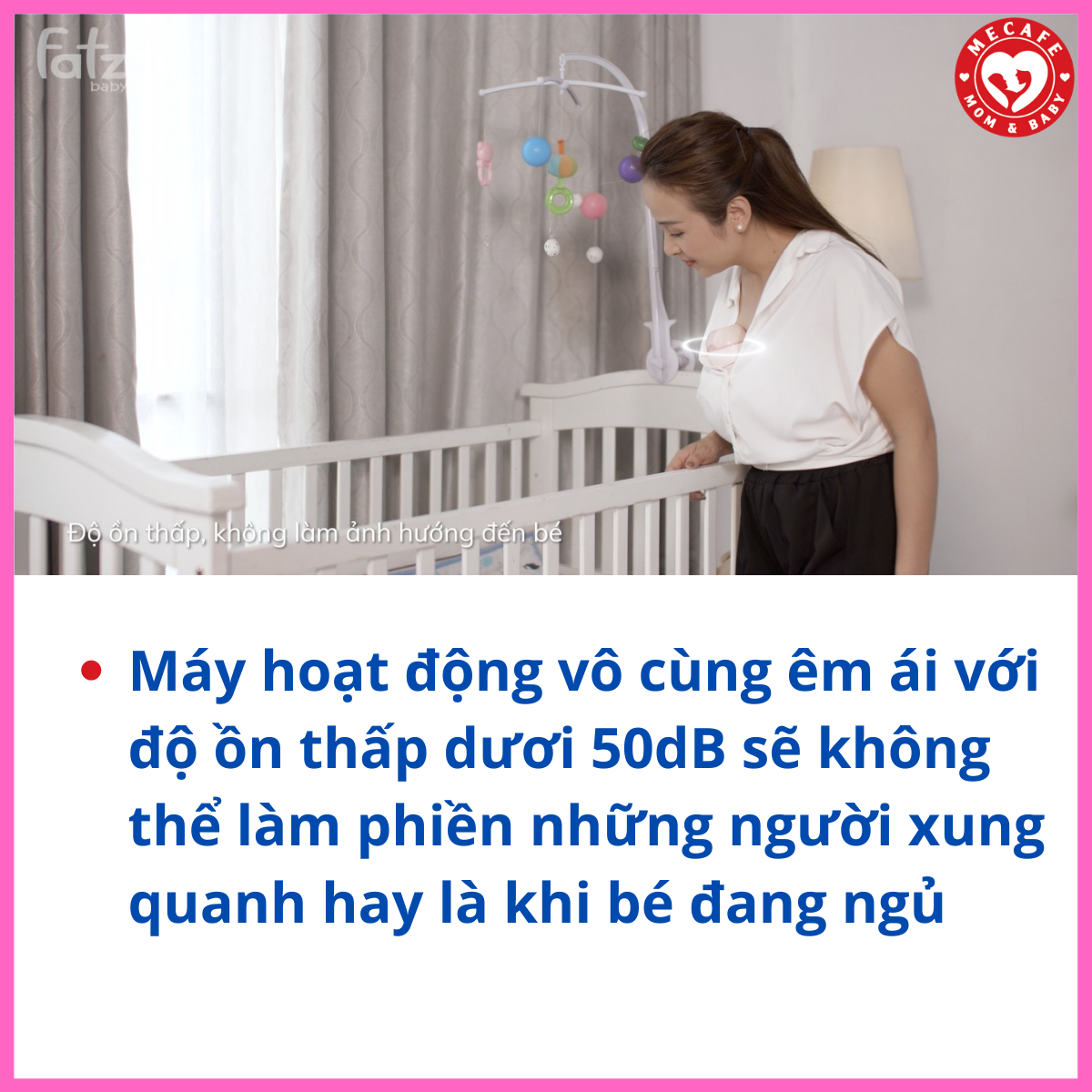 Máy hút sữa điện không dây rảnh tay Fatzbaby thông minh tiện lợi