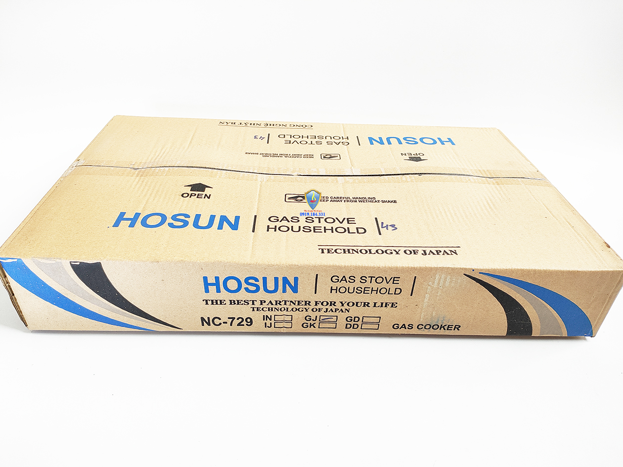 Bếp gas đôi mặt kính Sogo HOSUN NC-729GJ (HÀNG CHÍNH HÃNG)