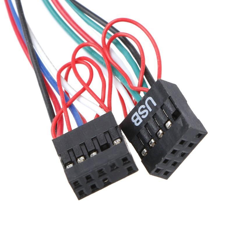 Bộ Chia Tai Nghe 2 Cổng Usb 2.0 Cho Máy Tính