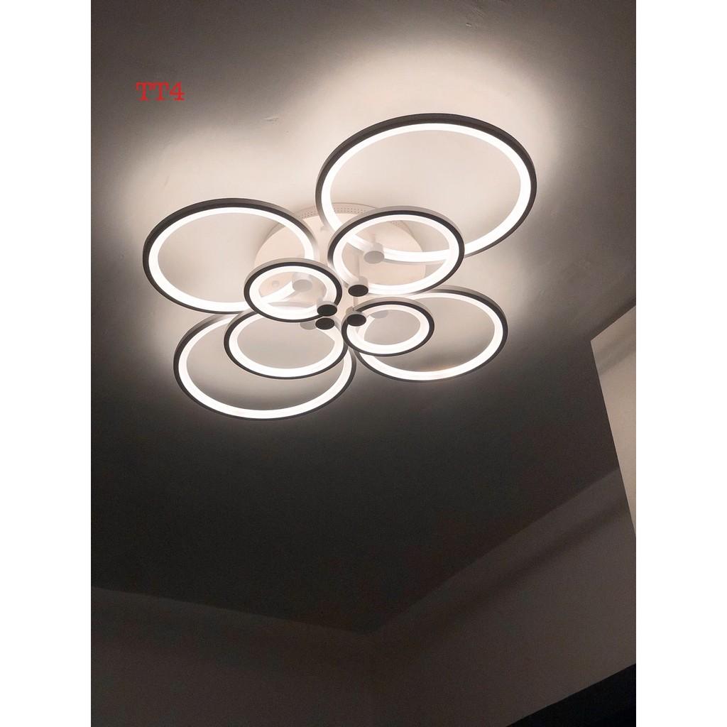 Đèn Trần Led Hiện Đại 3 Màu Sáng_Có Điều Khiển