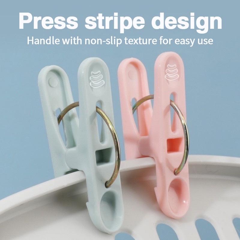 Kẹp Phơi Quần Áo Treo Bằng Nhựa Cứng 3X5cm Đa Dụng