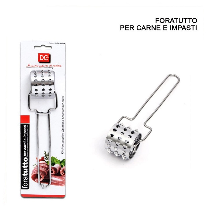 Dụng Cụ Làm Mềm Thịt Dạng Lăn Inox Cao Cấp