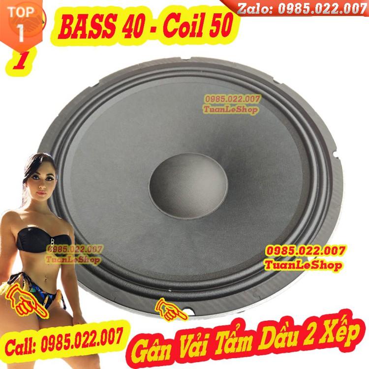 2 LOA BASS 40 COIL 50 TỪ 156 GÂN VẢI - BASS 4 TAC COI 50 - GIÁ 02 CHIẾC