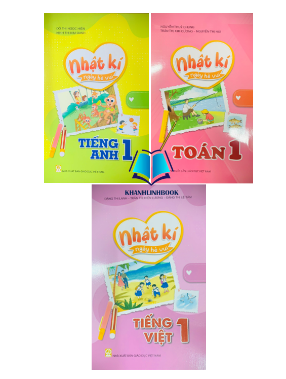 Sách - Combo nhật ký ngày hè vui toán + tiếng việt + tiếng anh 1