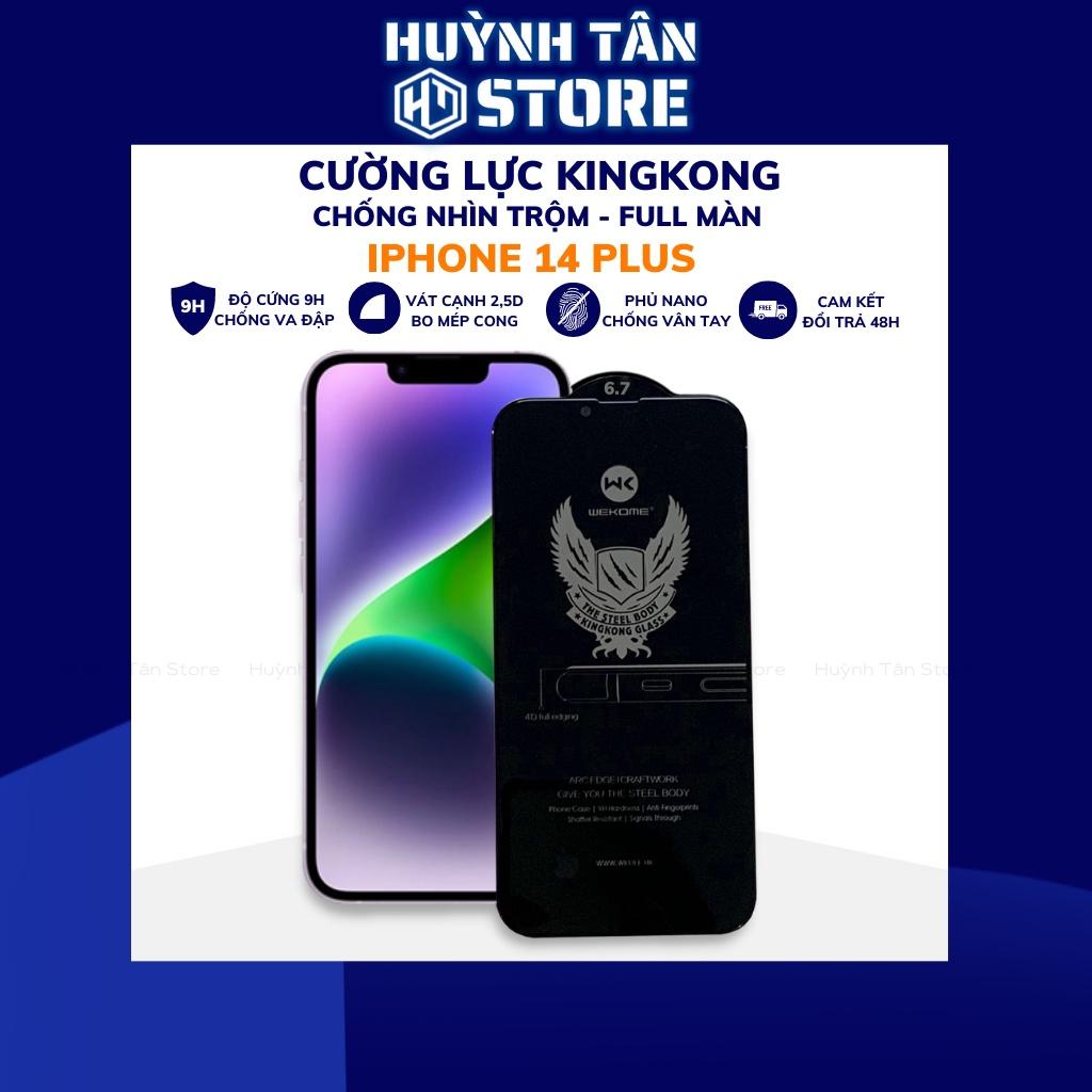 Kính cường lực kingkong chống nhìn trộm ip 14 pro max 14 plus 13 12 11 pro max xr xs max x 7 plus huỳnh tân store