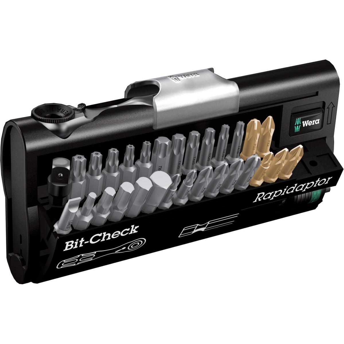 BỘ ĐẦU BIT 31 CHIẾC KÈM CẦN VẶN WERA 05073640001-676150