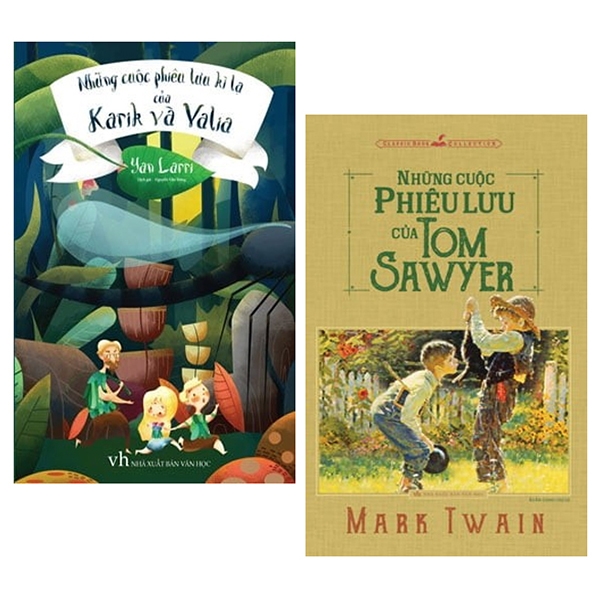 Combo Những Cuộc Phiêu Lưu Của Tom Sawyer + Những Cuộc Phiêu Lưu Kì Lạ Của Karik Và Valia