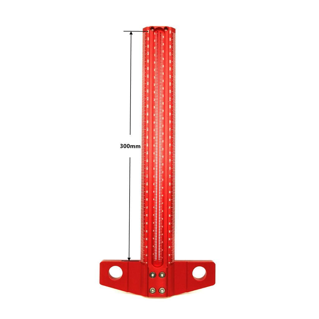 Scribe T-Type Ruler Aluminum for Vertical Line Right Angle