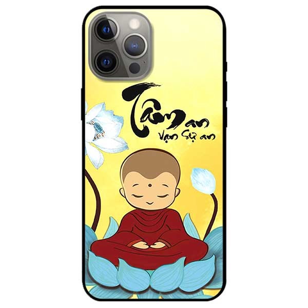 Ốp lưng dành cho Iphone 12 Mini - Iphone 12 - Iphone 12 Pro -  Iphone 12 Pro Max - mẫu Tâm Chú Tiểu