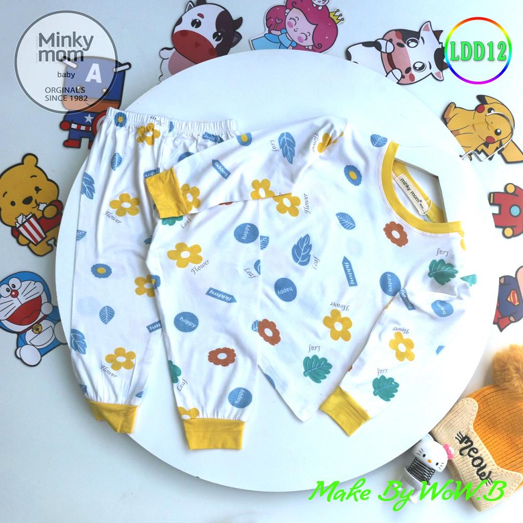 Bộ Dài Tay Cho Bé LDD12 Đồ Bộ Họa Tiết Dễ Thương Thun Lạnh Cao Cấp Mềm Mịn Thoáng Mát