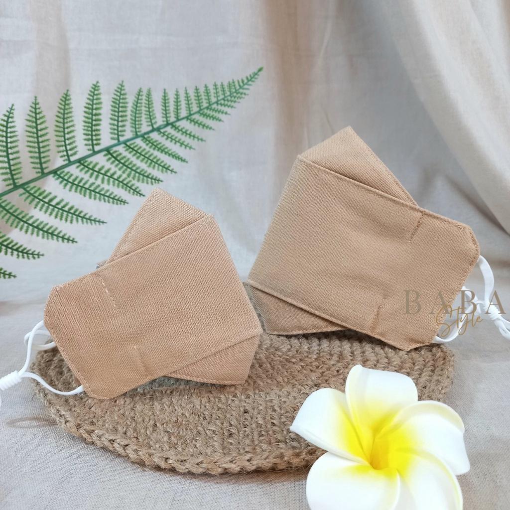 Combo Khẩu Trang Mẹ&amp;Bé Vải Linen Cotton