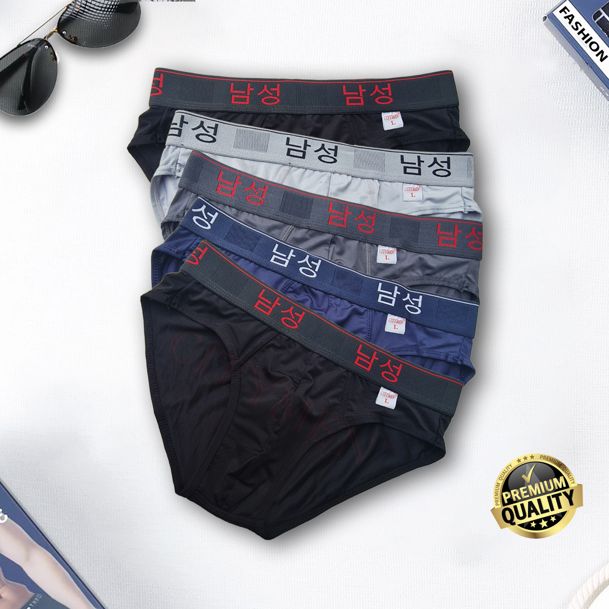 Combo 4 Quần Lót Nam hiệu CITYMEN vải thun lạnh 4 chiều lưng Hàn Quốc cao cấp, đồ lót - LMTK-HANAL ( Giao màu ngẫu nhiên )