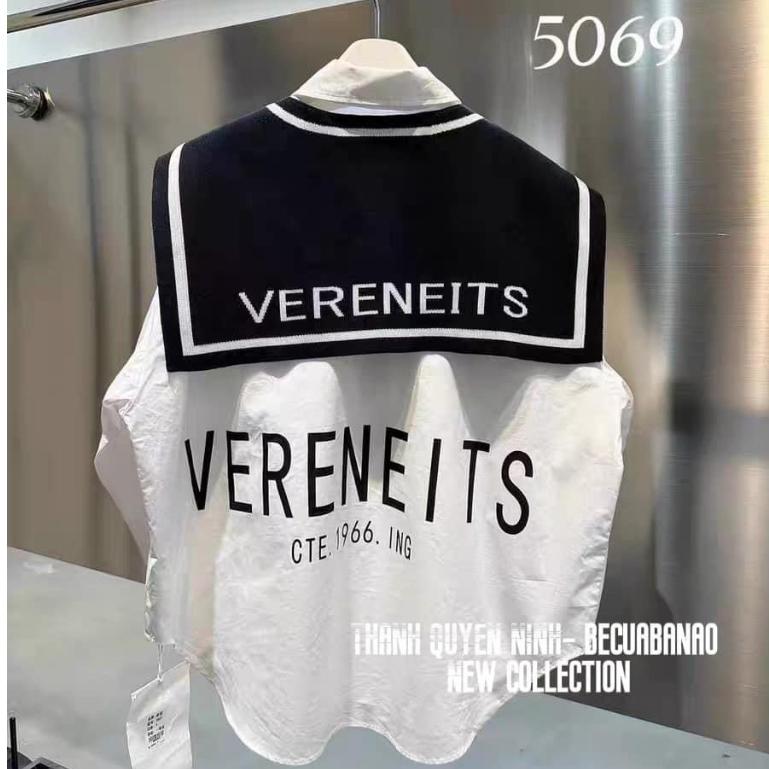 Áo sơ mi kèm khăn điệu đà vải thoải mái chất mềm không khô Trendy Clothing