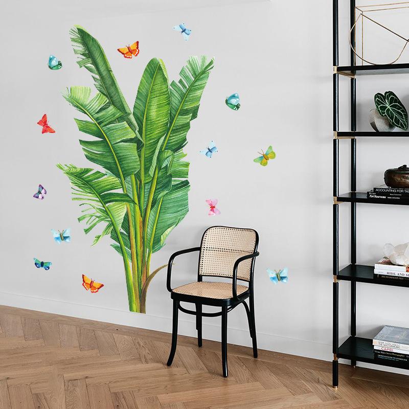 DECAL DÁN TƯỜNG CỤM LÁ CHUỐI 2