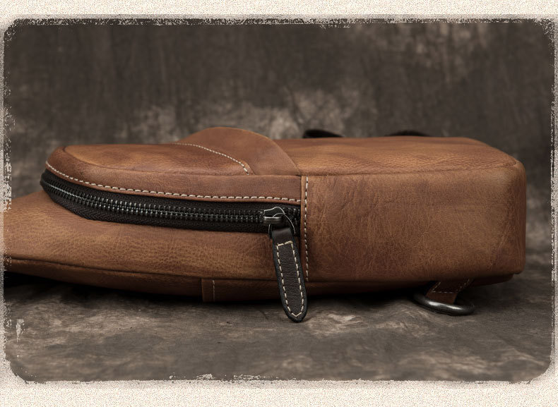 Túi da đeo chéo sling bag da bò G155