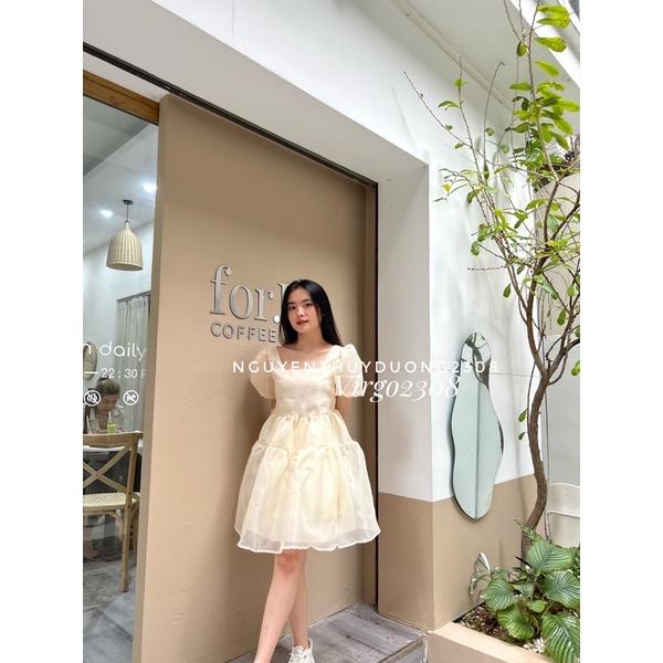 VÁY ĐẦM BABYDOLL TƠ “SELINA DRESS” TIỂU THƯ