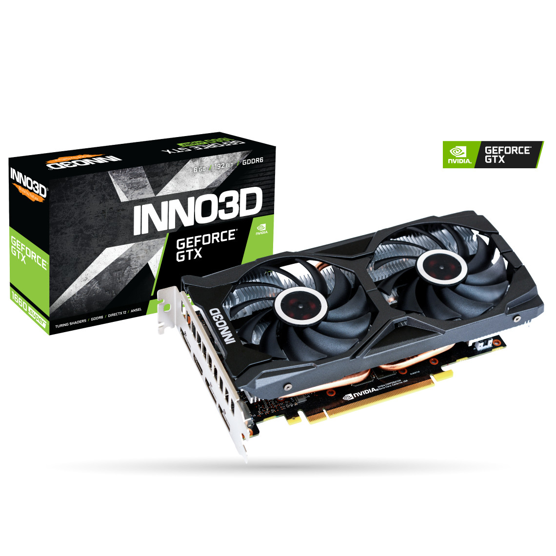 Card đồ họa VGA INNO3D GEFORCE GTX 1660 SUPER TWIN X2 (N166SK-06D6) - Hàng Chính Hãng