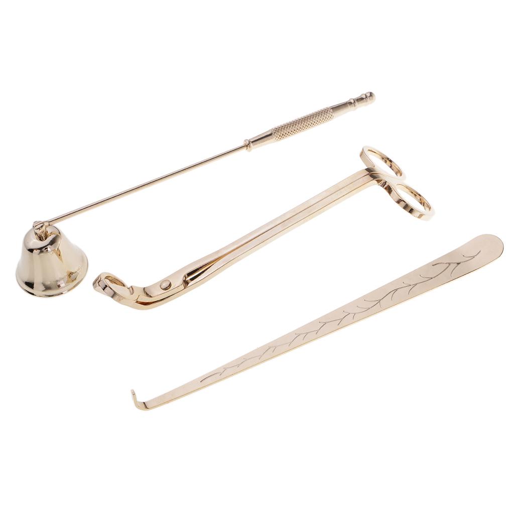 Dài Nến Bấc Dụng Cụ Chăm Sóc Bấc Tông Đơ, Bấc Snuffer Bấc Phi Tiêu Kim Loại 3X
